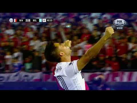Gol del Pity Martínez • River Plate V Belgrano • Superliga Argentina • (3-1)