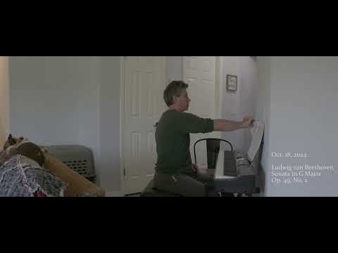 Practice Day 1 - Beethoven - Sonata in G - Op. 49, No 2 - I Used To Be A Pianist