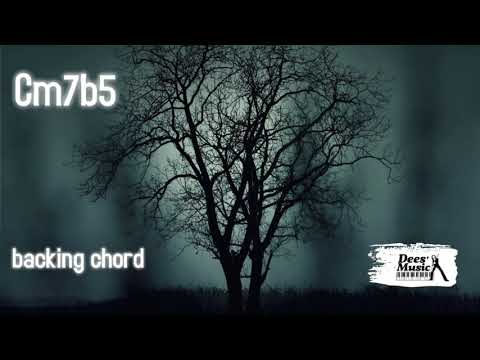 Cm7b5 backing chord