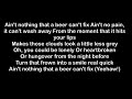 Thomas Rhett Beer Cant Fix lyrics von