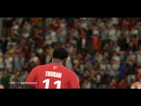 Chance de Marcus Thuram EA Guingamp 0 Paris Saint-Germain 4 Ligue 1 Fecha 2 FIFA 19