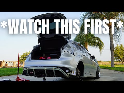 HERE'S HOW TO INSTALL THE MAXTON DESIGN REAR VALANCE | FOCUS ST