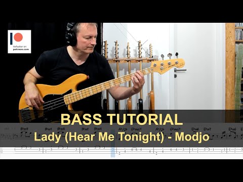 Lady (Hear Me Tonight) - Modjo | Bass Tutorial (Sheet + TABs)
