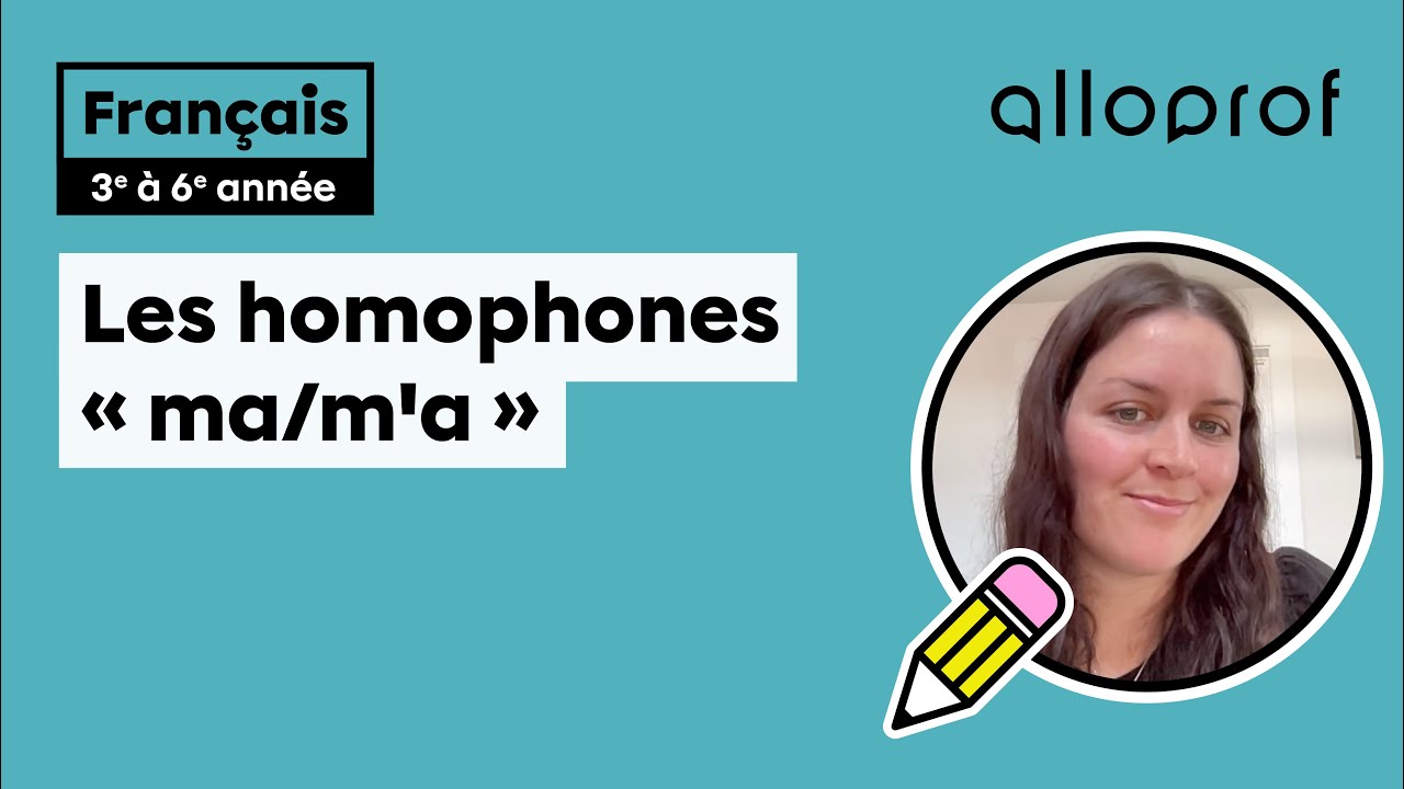 Les homophones « ma/m’a » | Primaire