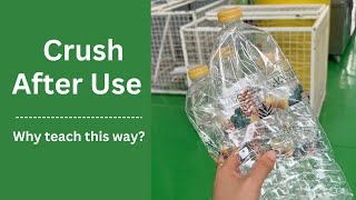 How to Crush a Plastic Bottle | Correct Way to Recycle Plastic Bottles