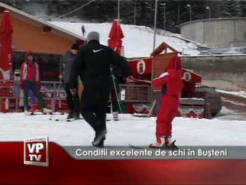 Condiţii excelente de schi în Buşteni