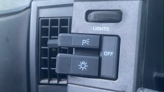 92 S-10 Headlight Switch Replacement