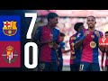 FC BARCELONA 7 Vs 0 VALLADOLID LA LIGA 2024 25 MD04