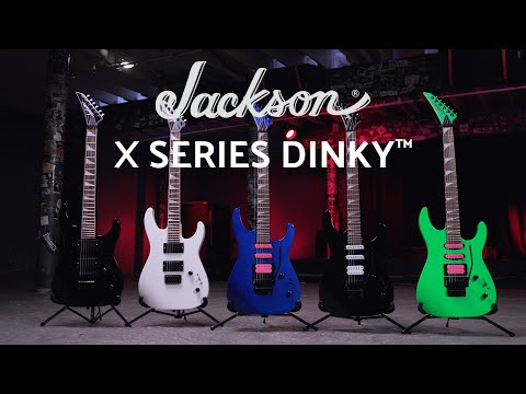 Jackson X Series Dinky DK3XR HSS 6-String Guitar with Laurel Fingerboard (Right-Handed, Neon Pink)