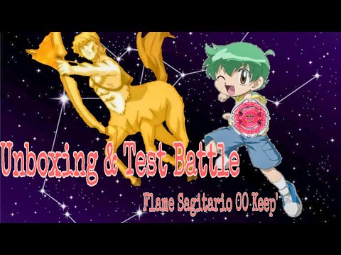 Unboxing & Test Battle Flame Sagittario 00 Keep Dash Random Booster Vol 20 Takara Tomy