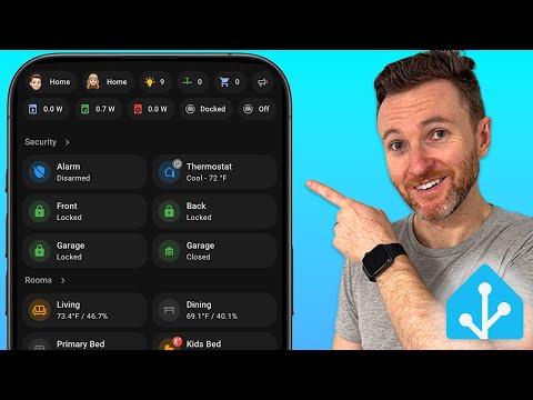 UPDATED Home Assistant Dashboard for 2025 (Mushroom + Sections)