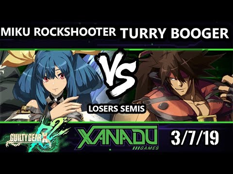 F@X 292 GGXRD2 - Turry Booger (Sol) Vs Miku RockShooter (Dizzy) - Guilty Gear XRD Rev 2 Losers Semis