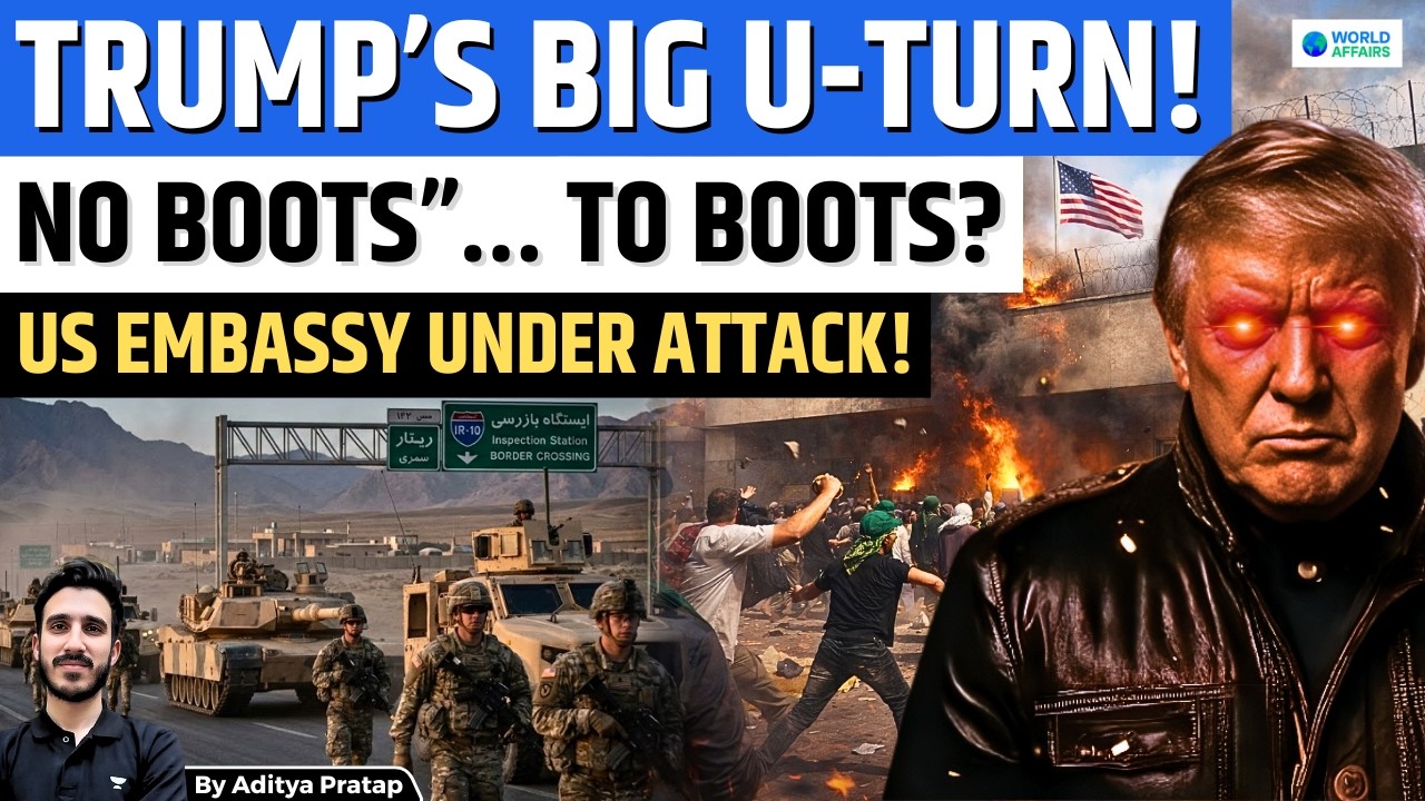 US vs Iran? Trump Issues Stark Warning After Drone Attack on US Embassy in Riyadh | Israel-Iran War