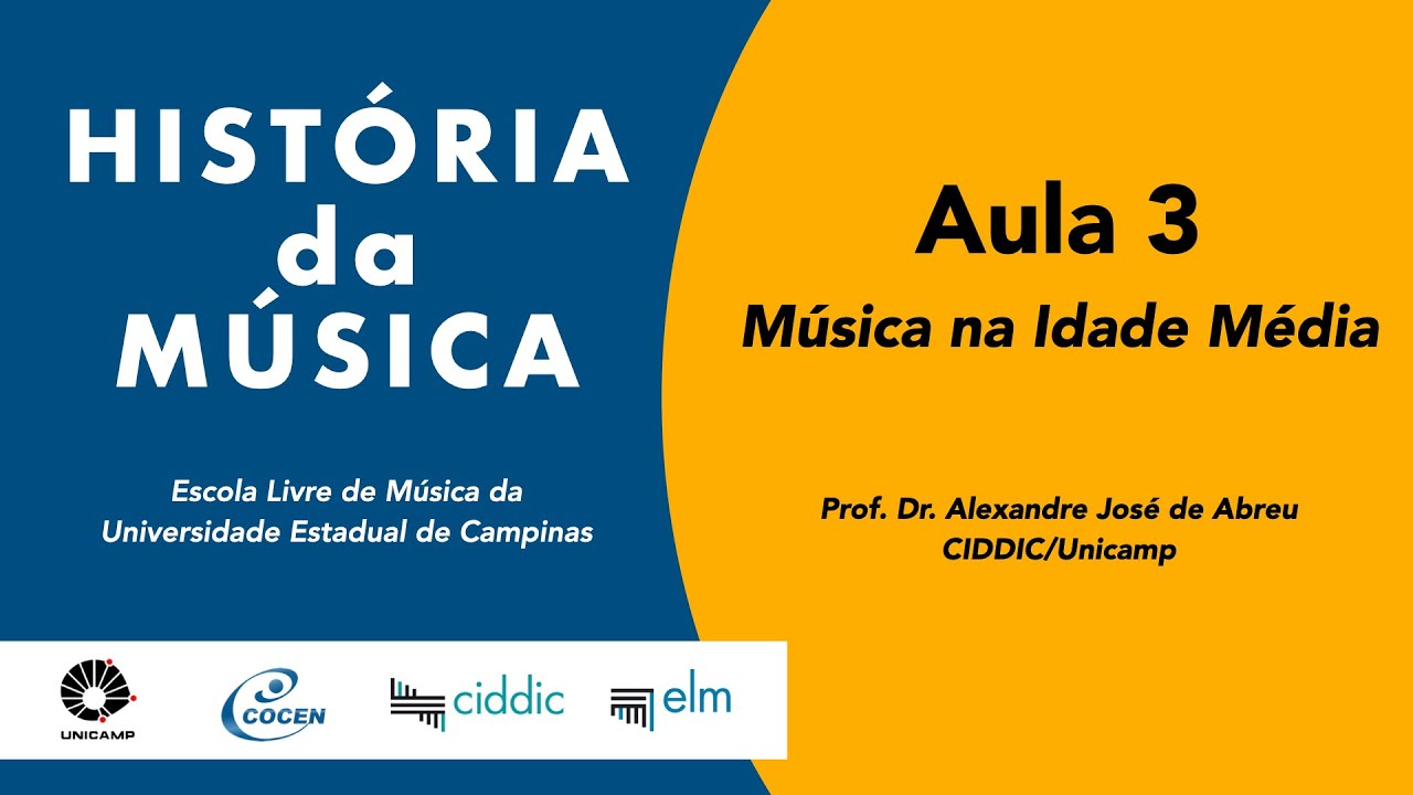 História da Música  |ELM-UNICAMP| - Resumo Aula 3 - Música na Idade Média