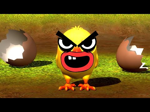 El Pollito Pío 3D Canciones | la Granja de Zenón | Versión con payasadas
