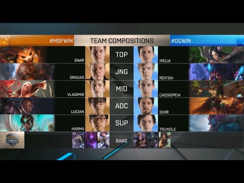 MSF vs OG Game 2 Spring Promotion Tournament EU LCS 2017 | Misfits vs Origen