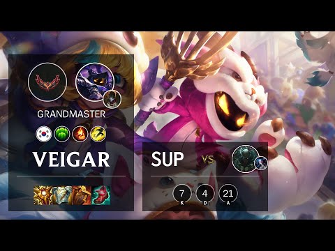 Veigar Support vs Pyke - KR Grandmaster Patch 12.4