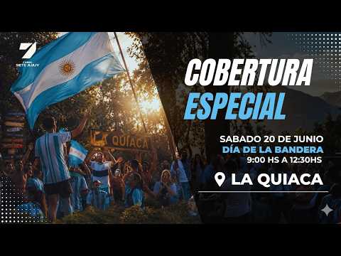 20-06-26 Acto por el día de la Bandera - Desde La Quiaca - [🔴 EN VIVO] Canal 7 de Jujuy!