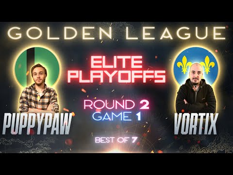 VortiX vs PuppyPaw - $125k Golden League Playoffs - Game 1 - (Age of Empires 4)