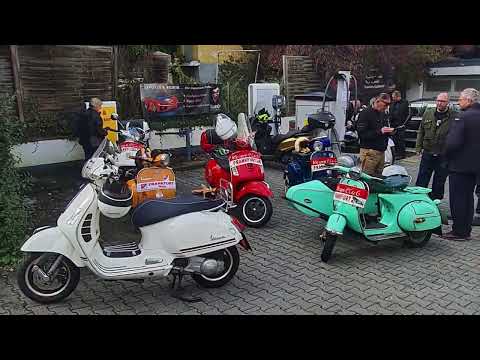 Abrollern Vespa Club Frankfurt 16.10.2022