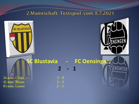 Testspiel zwööi SC Blustavia - FC Oensingen