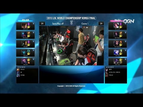 JAG vs NJE Game 1 Highlights - JIN AIR GREEN W vs NAJIN E-MFIRE – REGIONALS LCK Champions KR Summer