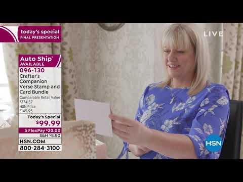 HSN | Crafter's Companion Sale 09.13.2021 - 11 PM