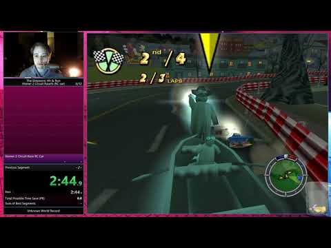 Simpsons Hit & Run Level 7 Church Race RC Car% Speedrun PB - 4:07.15