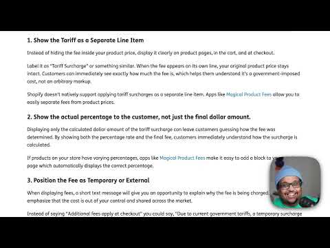 How to Apply Tariffs on Shopify Without Losing Customers