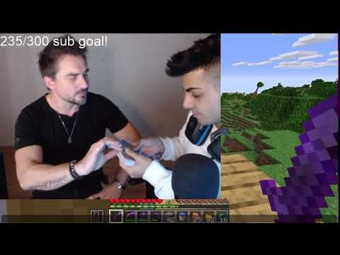 Skeppy performs a magic trick with Riccardo Berdini