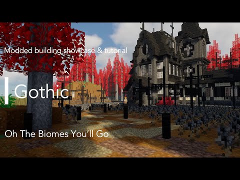 Gothic Biome Build Tutorial in Minecraft