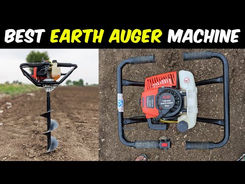 Earth Auger Drilling Machine
