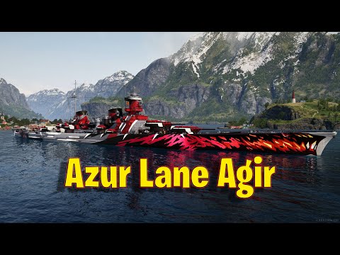 Meet The Azur Lane Agir! Tier 8 German Cruiser in World of Warships legends