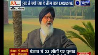 India News exclusive interview with  Punjab CM Parkash Singh Badal