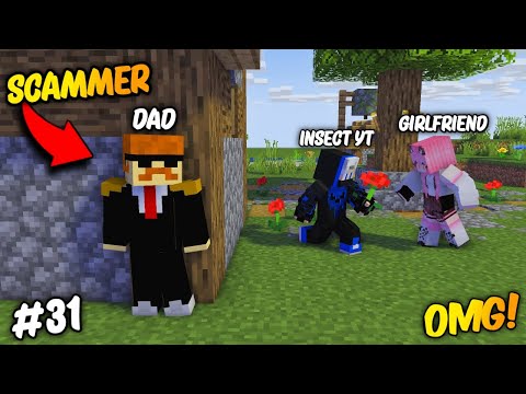 Gaming Insects - 😱i Became My Girlfriend Father To Troll MY Cute Girlfriend in Minecraft | Mega Episode | #31