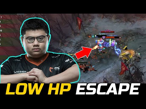 ARMEL LOW HP ESCAPE- STORM SPIRIT PLAYS DOTA 2