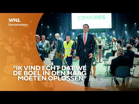 Hoekstra (CDA) wil geen nieuwe verkiezingen: 'Brevet van onvermogen'