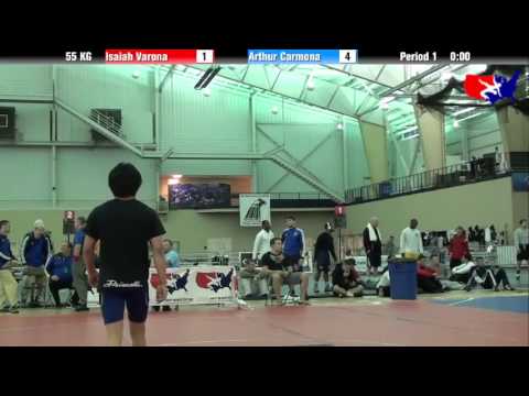 Isaiah Varona vs. Arthur Carmona at 2013 ASICS University Nationals - GR