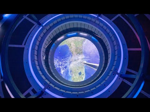 Space 220 Overview and "Stellarvator" Space Elevator Ride at EPCOT