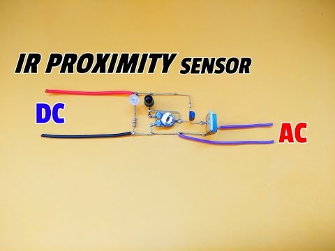 How To Make An Infrared Proximity Sensor Circuit Without Using IC Using Only Transistor.. Video