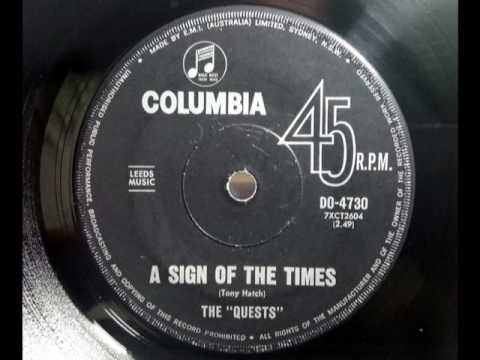 Mod Fuzz - THE QUESTS - A Sign Of The Times - COLUMBIA DO 4730 Aussie 1966 Beat Vocal Dancer