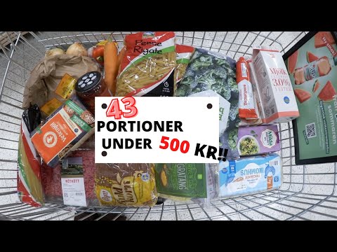 BUDGETVECKA!! Mat för hela veckan under 500kr!!