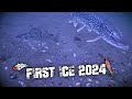 Video Thumbnail for Early Ice Walleye Fishing 2024 (Underwater Footage)