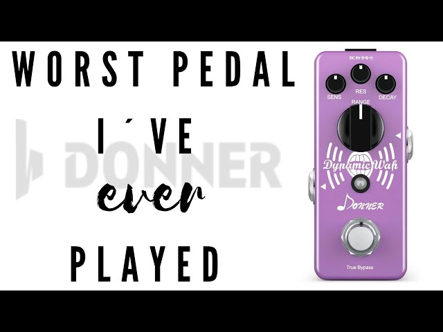 Vídeo relacionado con Donner Mini Auto Wah Pedal dinámico Wah Pedal de efectos de guitarra