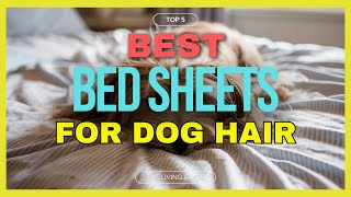 🔥 Best Bed Sheets for Dog Hair in 2024 ☑️ TOP 5 ☑️