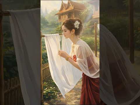 Hanging Cloth in Ayutthaya