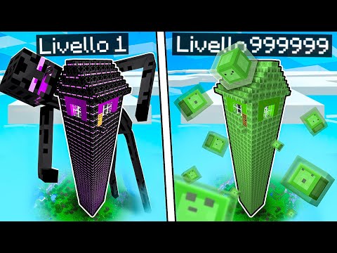 CASA ALTA ENDERMAN  DA 1€ VS CASA ALTA SLIME DA 1.000.000€! - MINECRAFT