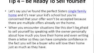 preview picture of video 'Five Simple Tips For Buying Sisters Oregon Real Estate'
