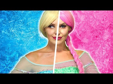 DISNEY PRINCESS CRAZY TWINS. Will Elsa, Anna, Rapunzel Aurora and Belle Be Good or Bad?