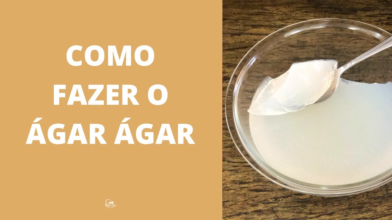 Como fazer o ágar ágar